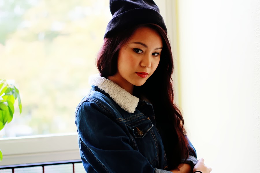 Primark Jeans Jacket Beanie